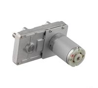 Aetluxery Motor de engranajes de reducción de metal 555 CC, 12 V-24 V, alto par de torsión, bajo ruido, 40-80 rpm, engranaje de metal plateado para robótica, cerraduras electrónicas, cortinas