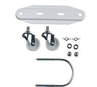 Aetluxery Paquete de 2 soportes para calentador eléctrico con ruedas giratorias de 360° para radiadores de calefacción central, soporte de polea móvil hecho de acero al carbono para uso doméstico y de