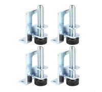 Aetluxery Patas ajustables resistentes para muebles para nivelar en suelos irregulares, almohadillas antideslizantes para gabinete, juego de herrajes de acero al carbono, 4 piezas (80 mm)