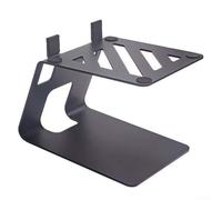 Aetluxery Soporte de altavoz de metal que absorbe los golpes diseñado para reducir la resonancia soporta cargas pesadas, ofreciendo un sonido más claro para sistemas de audio de escritorio