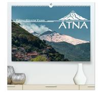 Ätna - Europas höchster Vulkan (hochwertiger Premium Wandkalender 2026 DIN A2 quer), Kunstdruck in Hochglanz: Wenn der Ätna uns etwas zu sagen hat.