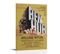 AETQWOEGEWE Ben Hur - Póster decorativo en lienzo, arte moderno, elegante, impresión estética para sala de estar, dormitorio, 30 x 45 cm, estilo marco