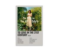 AETQWOEGEWE Lyn Lapid Album To Love in The 21st Ventury - Póster decorativo en lienzo, póster de arte moderno, elegante impresión estética para sala de estar, dormitorio, 60 x 90 cm, estilo sin marco
