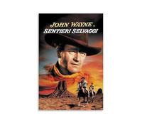 AETQWOEGEWE Póster de The Searchers en lienzo para decoración de arte moderno, elegante, impresión estética para sala de estar, dormitorio, 40 x 60 cm, estilo sin marco
