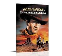 AETQWOEGEWE Póster de The Searchers en lienzo para decoración de arte moderno, elegante, impresión estética para sala de estar, dormitorio, 30 x 45 cm, estilo marco