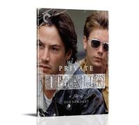 AETQWOEGEWE Póster decorativo en lienzo con texto en inglés "My Own Private Idaho" (40 x 60 cm), estilo marco