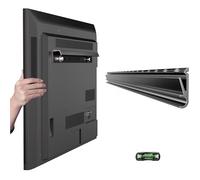 Aetubree Soporte de pared para TV sin tachuelas para televisores de pantalla plana de 26 a 55 pulgadas, ultra delgado y resistente, soporte de pared para TV universal de hasta 49 kg, VESA 400 x 400 mm