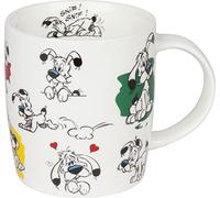 Aeuln Könitz Taza Asterix Snif! Snif!, multicolor, 250 ml | Taza de porcelana de 395 ml, apta para lavavajillas y microondas, apta para café, té y cacao