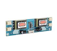 Aeun Inversor CCFL, Placa Inversora CCFL, 6 Pines para Retroiluminación de 4 Bombillas Uso Pantalla LCD de 5,35 X 1,38 Pulgadas 10-26 Pulgadas