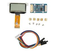 Aeun Módulo de Pantalla de 1,51 Pulgadas Interfaz SPI I2C SSD1309 Módulo de Pantalla Transparente Práctico de 1,51 Pulgadas para Placa Controladora Principal