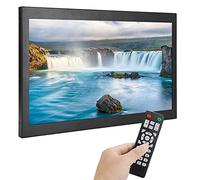 Aeun Pantalla Más Grande Monitor de Metal de bajo Consumo de 15,6 Pulgadas para PC CCTV (Enchufe de la UE)