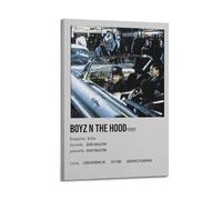 AEUYWQHKEKG Boyz N The Hood Póster estético vintage para pared, lienzo decorativo, pintura decorativa para sala de estar, dormitorio, decoración de habitación, 30 x 45 cm, estilo marco