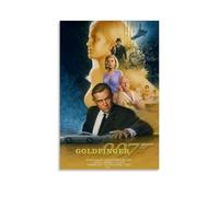 AEUYWQHKEKG Goldfinger - Póster estético vintage para pared, lienzo, pintura decorativa para sala de estar, dormitorio, decoración de 30 x 45 cm, estilo sin marco