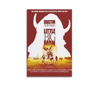 AEUYWQHKEKG Póster estético vintage de Little Big Man para pared, lienzo decorativo, pintura decorativa para sala de estar, dormitorio, decoración de 20 x 30 pulgadas (50 x 75 cm), estilo sin marco