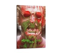 AEUYWQHKEKG Póster estético vintage de los asesinos nacidos naturales, lienzo decorativo para sala de estar, dormitorio, decoración de 30 x 45 cm, estilo marco