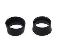 Aevercl 2 protectores oculares de goma suave de 35 a 37 mm para microscopios binoculares