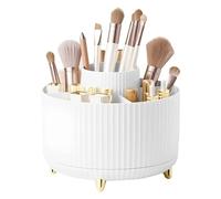 Aevorine Organizador de Maquillaje, Baño Makeup Organizer, Giratorio Organizadores Brochas Cosméticos, Cosmeticos de Maquillaje Almacenaje Caja, Cosas para Guardar El Skincare Organizadoras