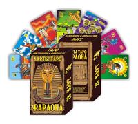 AEVVV Cartas de tarot de faraón, baraja de 78 cartas con guía de instrucciones, tema del antiguo Egipto, adivinación, visión espiritual, esotérica, lectura de cartas