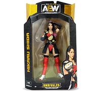 AEW Figura de acción de lucha libre inigualable de la colección de luminarias inigualables (elige luchador) (Hikaru Shida)