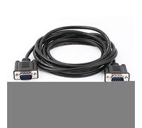 Aexit 10 Ft Negro VGA Cable de adaptador de proyector de 9 pines (model: K3660IIIVII-9686LP) macho a macho