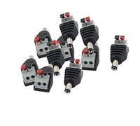Aexit 10 Unids Tipo CCTV Cámara Clip Tipo Bloque de Terminales 2.1x5.5mm DC Jack Macho Conector (b68431ed82f89c235ae300f5438911d7)