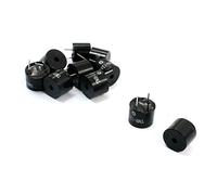 Aexit 10 UNIDS TMB12A12 12x9.5mm 2 Terminales Sonido Activo Zumbador (model: E3287VIX-8672FJ) Activo Integrado DC12V