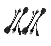 Aexit 2 Kit de Divisor PoE de inyector PoE pasivo con Conector de CC de 5,5 x 2,1 mm (639573fa8cdece71d6a2d2ffc510c9c7)