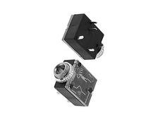 Aexit 2 piezas de plástico PCB Mount 5-Pin Stereo 3.5mm Socket (model: C5812VIIO-4083DH) Jack Audio Connector