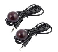 Aexit 2 Unids CHT-D23 Cable de Receptor de Infrarrojo IR Inalámbrico de Cabeza de Hemisferio Único de 3.5mm para DVR HD, STB Set (model: D6049IIVI-4741EI) Top Box, televisores