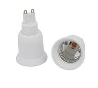 Aexit 2 unids G9 a E27 Extensor Adaptador Convertidor de lámpara Bulbo (model: B8364VIX-9180CG) Socket Holder