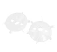 Aexit 2 Unids Y160-4.6.8 6-Vanas 43mm Diámetro del Diámetro del Diámetro 250mm Ventilador de Enfriamiento de Plástico de Diámetro Externo (model: T3812XIII-4712UY) para 15KW Motor