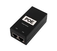Aexit 24V 0.5A Ethernet Switch Adapter POE Fuente de alimentación Inyector Alimentación sobre (df05248eac72830bc3c9c08b3a0a68ed)