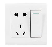 Aexit 250VAC 10A 2 Pin EE. UU. UE 3 Pin UA Socket Enchufe de pared Panel (model: C3626IVVIII-6188DH) Interruptor de panel