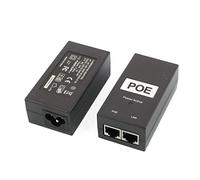 Aexit 2Pcs 24V 1A Adaptador de Interruptor Ethernet PoE Fuente de alimentación Inyector Alimentación sobre (2e4a3de61e073fb9043ed46e8feafd9d)