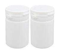 Aexit 2Pcs 60ml plástico redondo sólido polvo botella contenedor contenedor de almacenamiento Jar (c10c221eb4a41ecf2b67e19232bb7207)