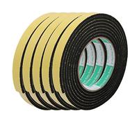 Aexit 5 piezas 15 mm x 4 mm cinta selladora de espuma de esponja a prueba de golpes de un solo lado de 3 metros de longitud (2d87e462050f7289d05e5085d1849662)