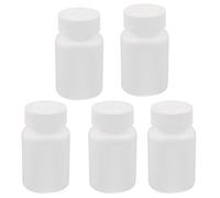 Aexit 5Pcs 120ml High-grade Plastic Cápsula Botella de píldora Producto saludable (model: I9037VIIII-7862JN) Botella redonda