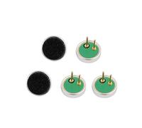Aexit 5pcs 6x1.8mm 30-40dB Electret Condenser Microphone Pickup (Model: B7774VIX-1889CG) de Alta sensibilidad
