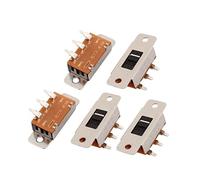 Aexit 5pcs CA 110V a 220V 3 Terminales SPDT Selector de (model: R8624VIX-8591SW) voltaje Interruptor deslizante