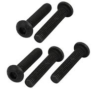 Aexit 5pcs M6x30mm 10.9 Grado Tornillo de bloqueo de tornillo de rosca a mano (model: Y6063IV-4033ZD) izquierda para portabrocas