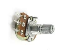 Aexit A10K 10K Ohm 6mm Potenciómetro cónico giratorio de gir-o simple (model: D9040VIIO-9214EI) de eje dividido