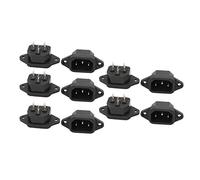 Aexit AC250V 10A SS-120B IEC Interruptor Socket de entrada Nivel de sonido Cobre (model: M8834IV-5658NR) Potencia de rodio