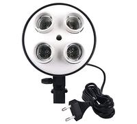 Aexit Adaptador de soporte 4 en 1 E27 Bombilla Lámpara Luz Socket Splitter para Photo Studio (8b66b24ef6c3954c73b9067e74af233c)