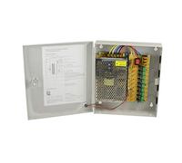 Aexit Cámara de seguridad CCTV 9 canales DC 12V 5A Interruptor de salida Caja de fuente de alimentación (8d9f24d4c0cb3e770e36135b71323eee)