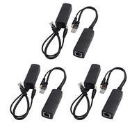 Aexit Cámara IP RJ45 POE Power Over Ethernet Adaptador Inyector + Cable divisor 6PCS (d08aa62961e349f9e020097eeb906bb3)