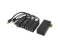 Aexit Cuatro divisores DC9V PoE 4 Puertos LAN PoE Fuente de alimentación Caja Ethernet para Kit de cámara IP (e636b5881f2e9c9e8c4b0df833979ea1)