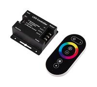 Aexit DC12-24V 6Ax3CH Regulador táctil LED RGB Dimmer w Botón táctil RF Control remoto (7e45cc9d3455024085fa91b9ddbb09ba)