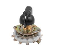 Aexit KCZ 1 polo 10 posición 11 Selector de interruptor rotativo de canal de banda de (model: A9700VIX-7425BF) terminales con tapa