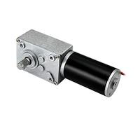 Aexit Motor de engranaje de tornillo sin fin, velocidad de energía eléctrica de alto par de DC 12V 65RPM reducir motor de caja de engranajes de tornillo sin fin de turbina (46e23eae90c511fe7baeaa3ce6e