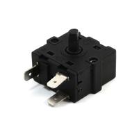 Aexit Selector de interruptor rotativo de 3 posiciones AC 250V 10A para calentador (model: I2773VIIO-3293JN) eléctrico de habitación